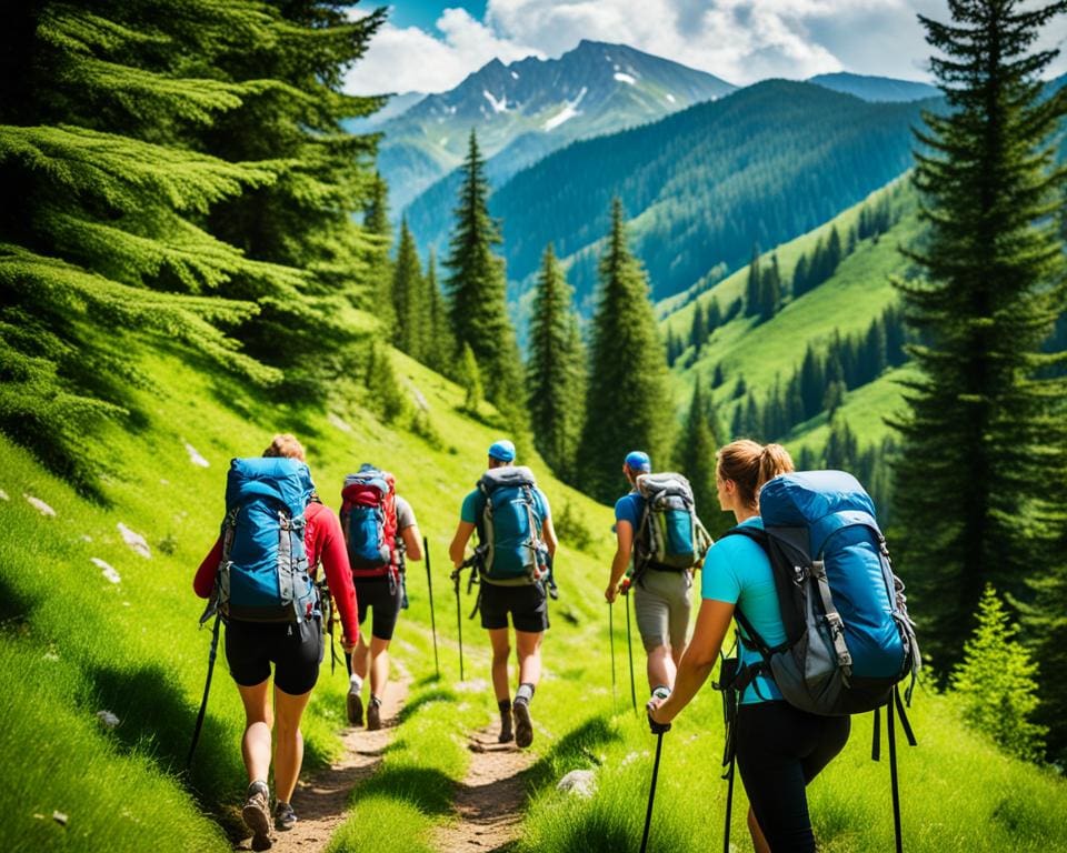 Caminatas escénicas en los Cárpatos rumanos