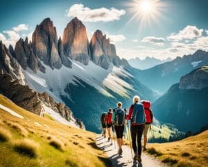 Caminatas panorámicas en los Dolomitas italianos