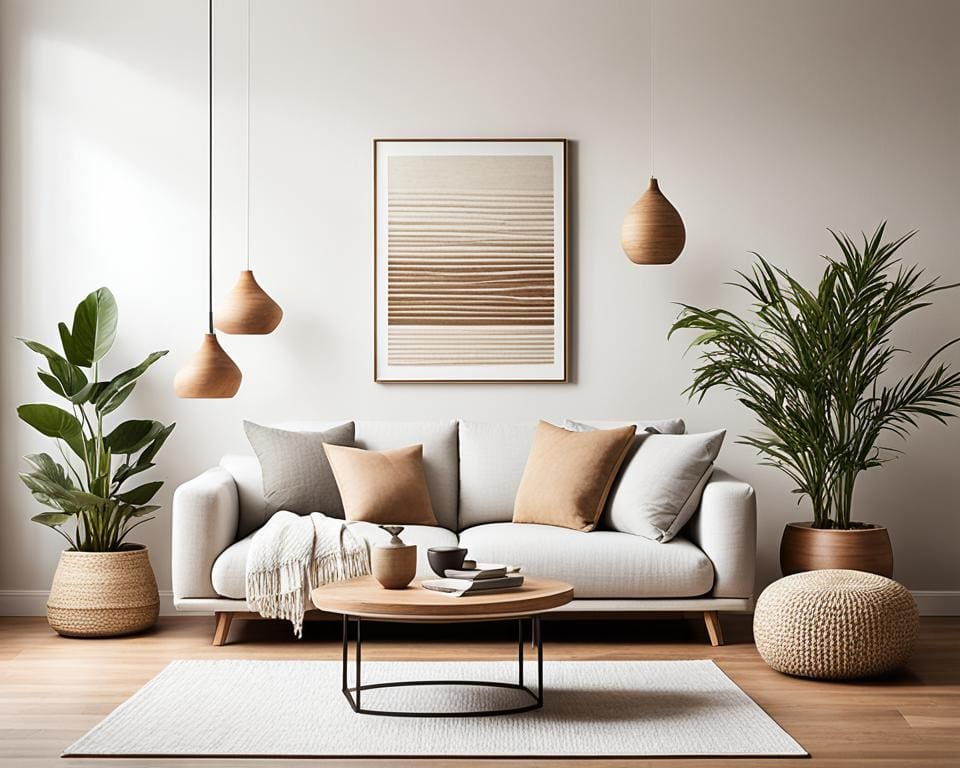 Decoración minimalista para un hogar zen