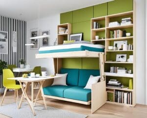 Muebles multifuncionales para espacios pequeños