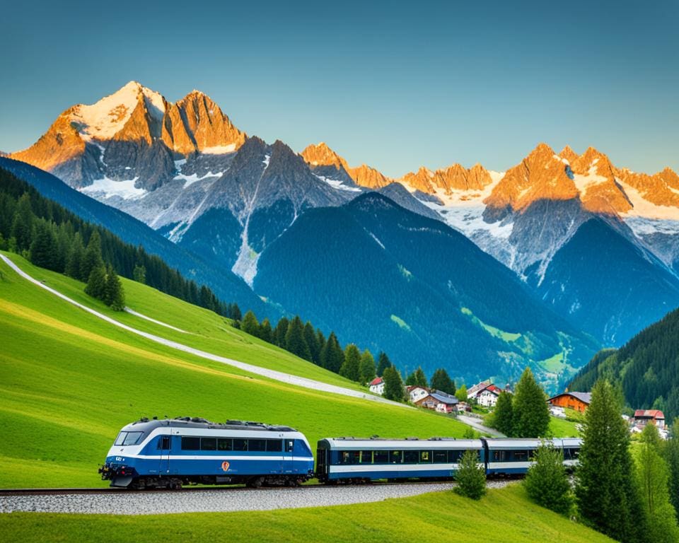 Rutas panorámicas en tren Austria