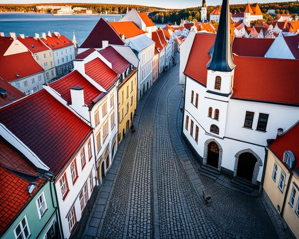 Un día en el casco antiguo de Tallin, Estonia