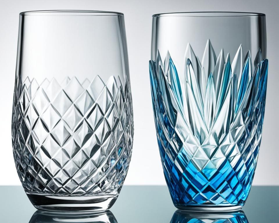 Vasos de cristal o de vidrio: ¿Cuál es la mejor opción?