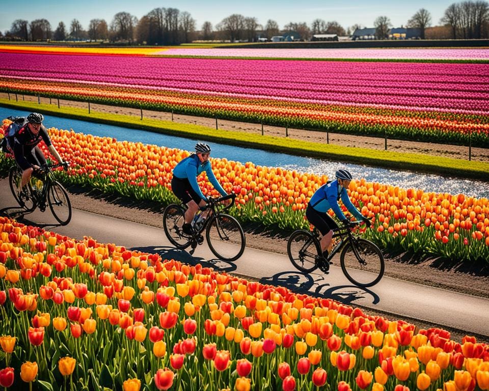 campos de tulipanes en Holanda