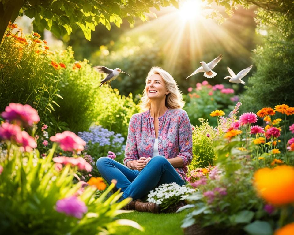 impacto positivo del jardín en la salud mental