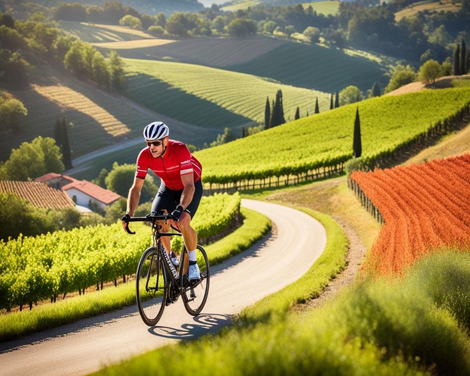 paisajes toscanos en bici