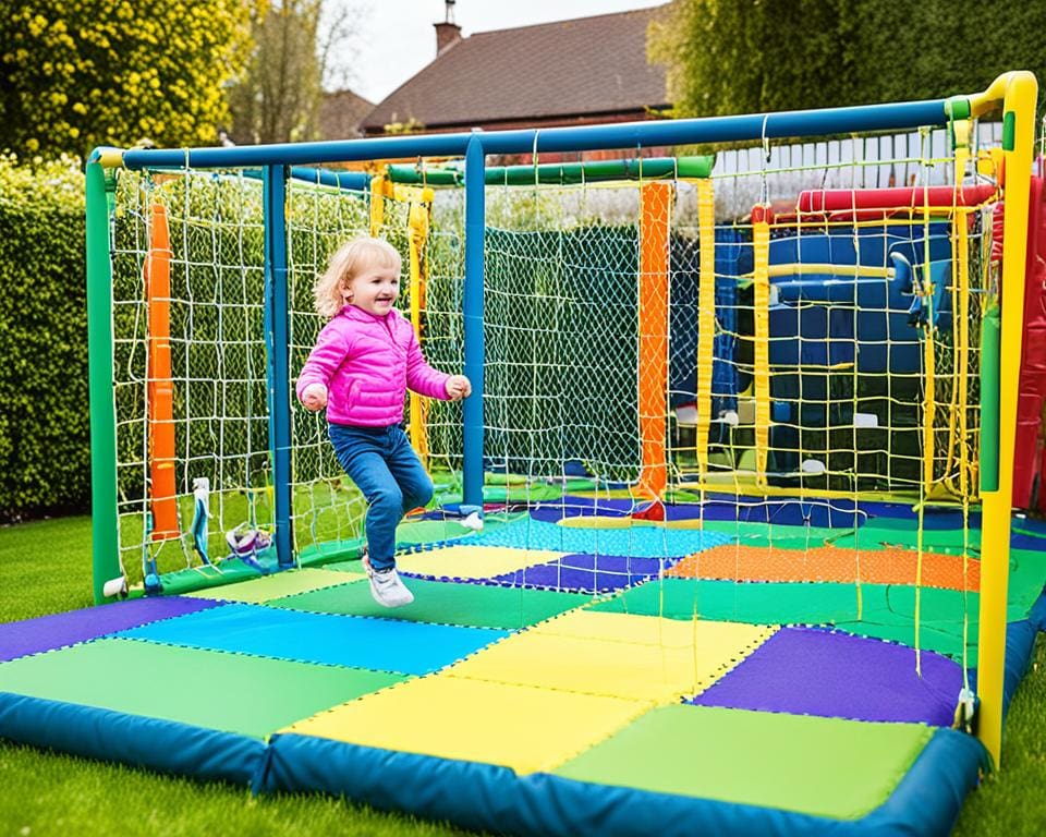 seguridad infantil en el jardín