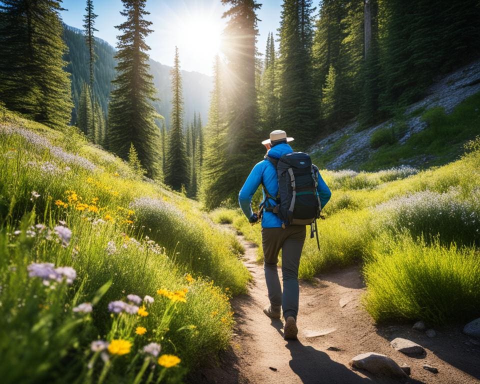 senderismo en la naturaleza