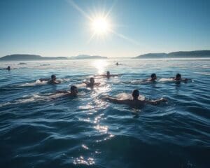 Natación en agua fría y sus efectos positivos