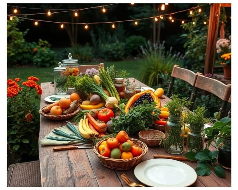 Organizar una cena sostenible y deliciosa