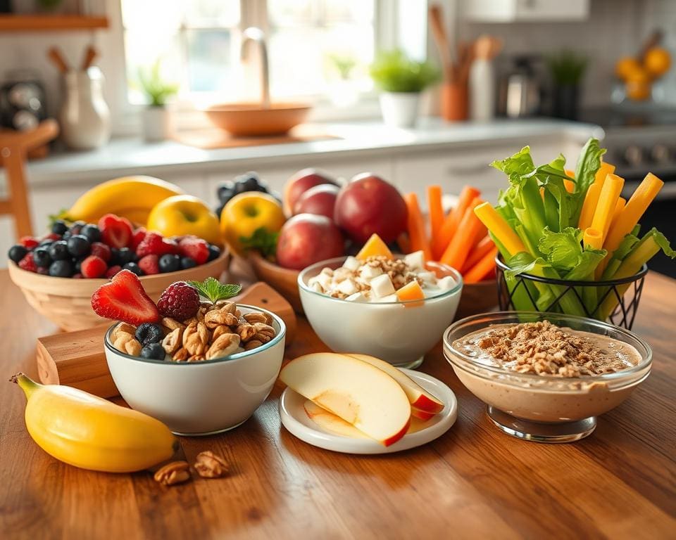 Snacks saludables para días con poco tiempo