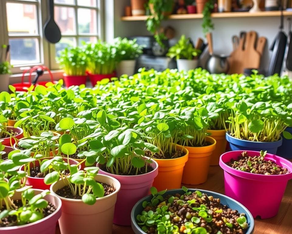 beneficios de cultivar microgreens