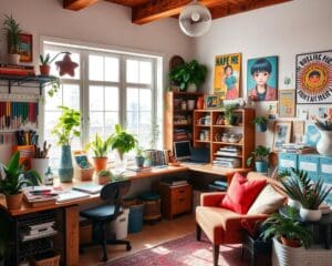 Cómo organizar un espacio más creativo en casa