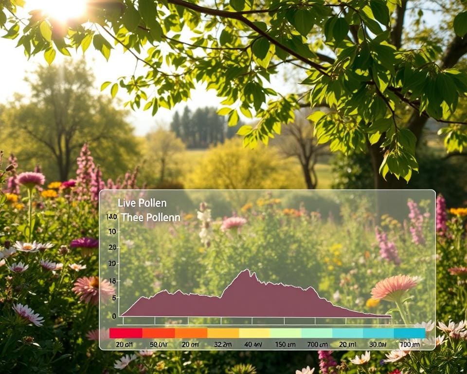 Monitorea el nivel de polen en cualquier lugar