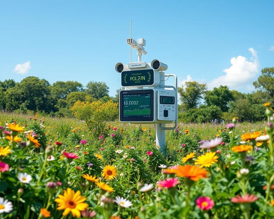 monitoreo en tiempo real de polen