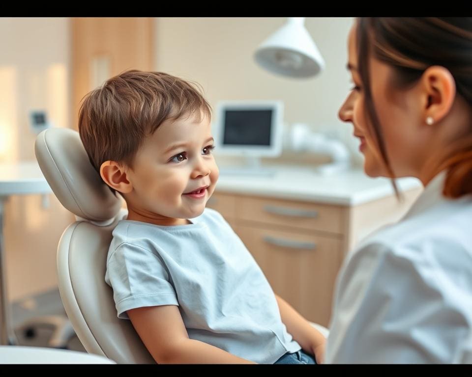 visita al dentista niño