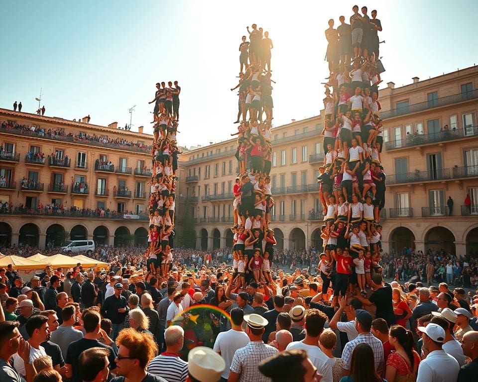 ¿Cómo ver los castellers en acción?