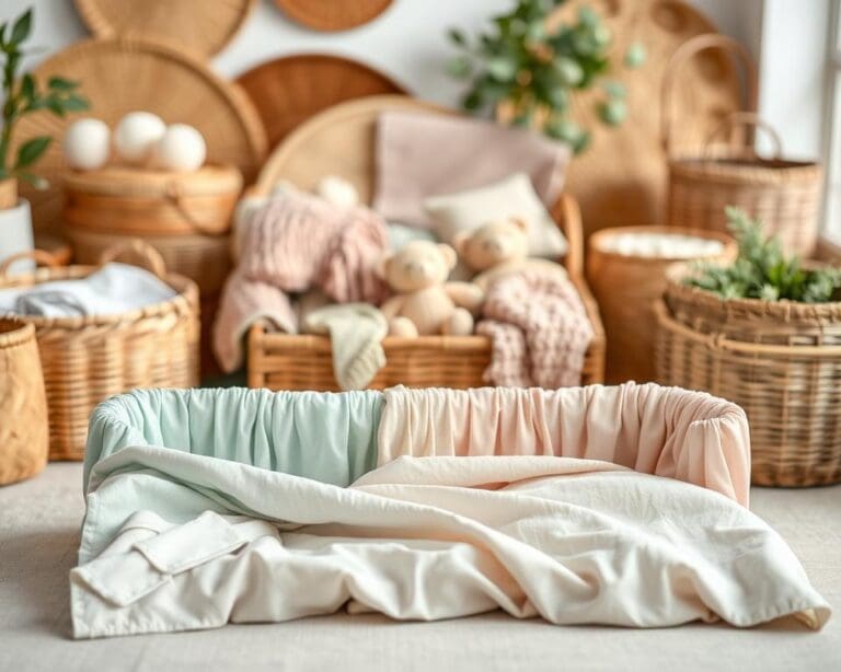 ¿Qué colores son tendencia en canastillas bebé este año?