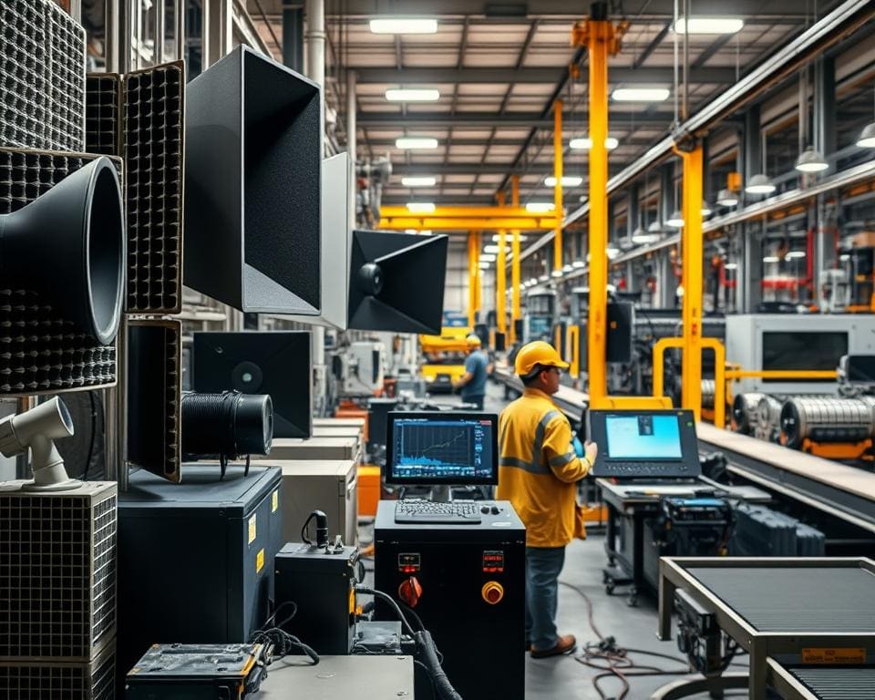 equipos industriales para controlar ruido