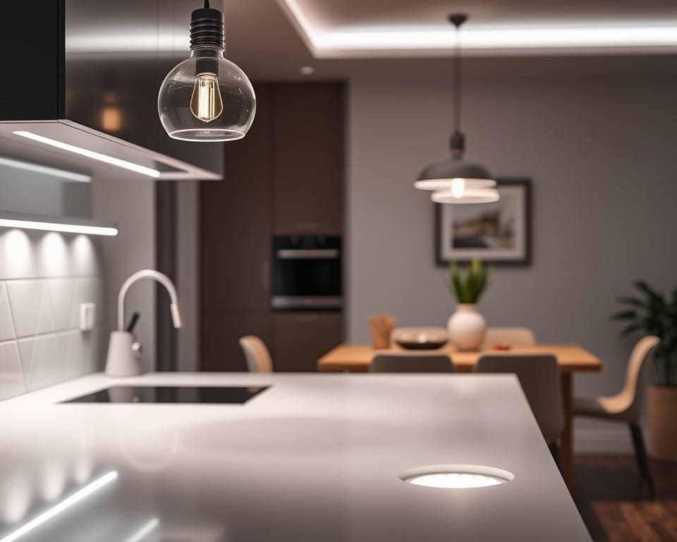 luces LED cocina