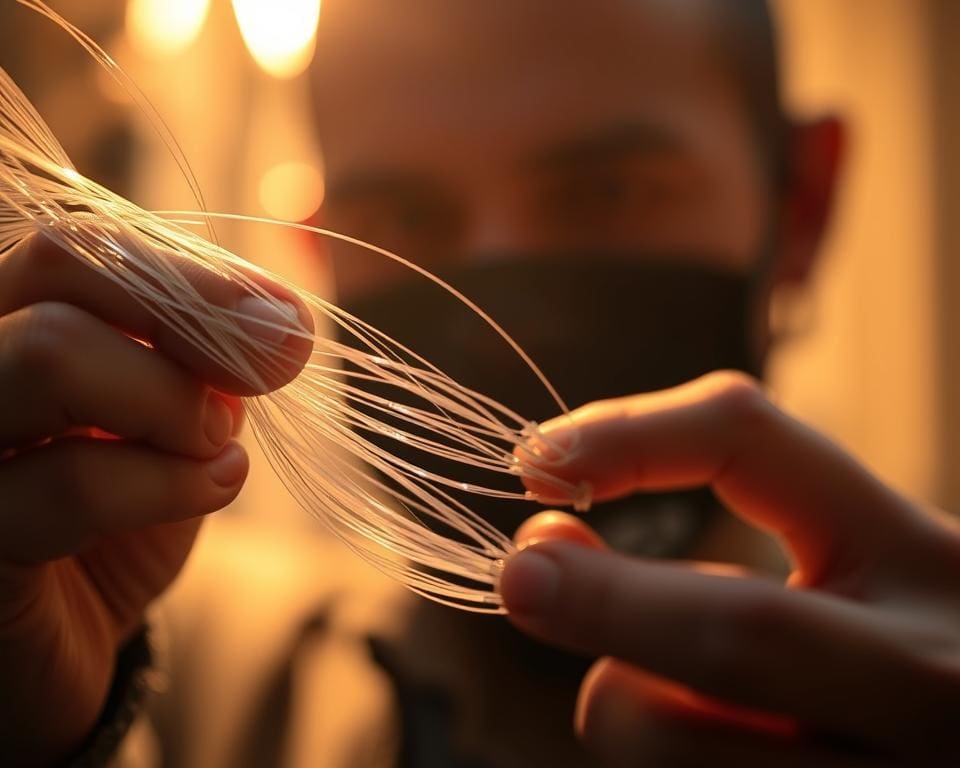 ¿Cómo conecta un técnico de fibra óptica?