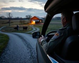 ¿Cómo patrullea un policía local en zonas rurales?