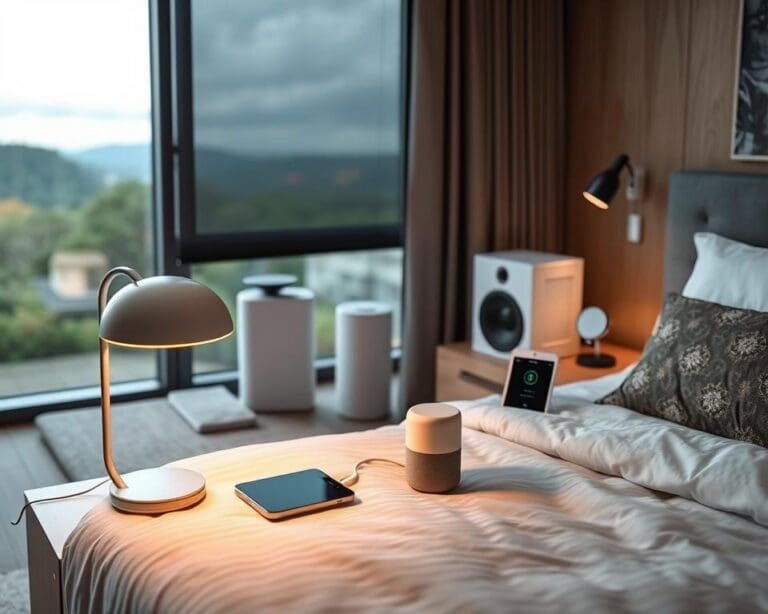 ¿Qué gadgets mejoran el ambiente del dormitorio?