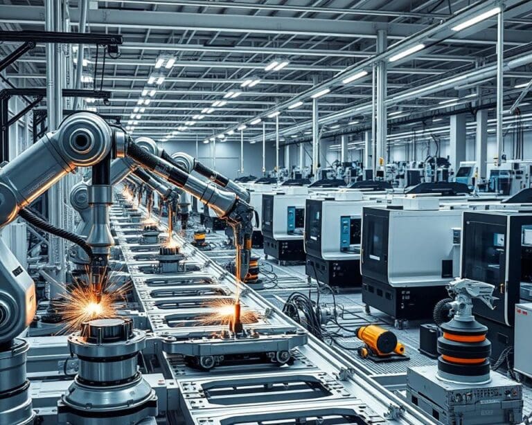 Automatización y robots en la fabricación moderna