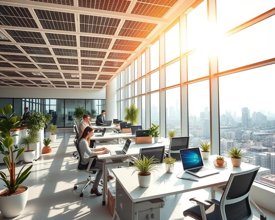 Cómo la energía solar transforma los entornos de trabajo