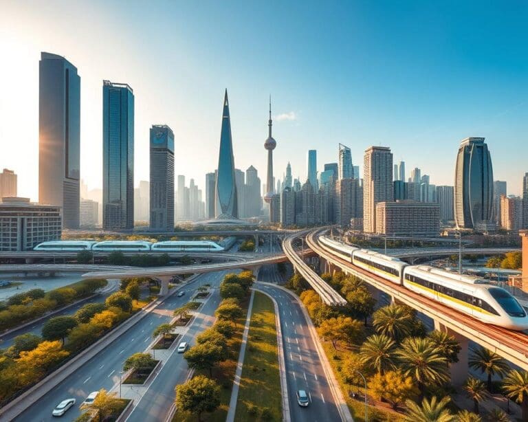 Desarrollo urbano e infraestructura moderna