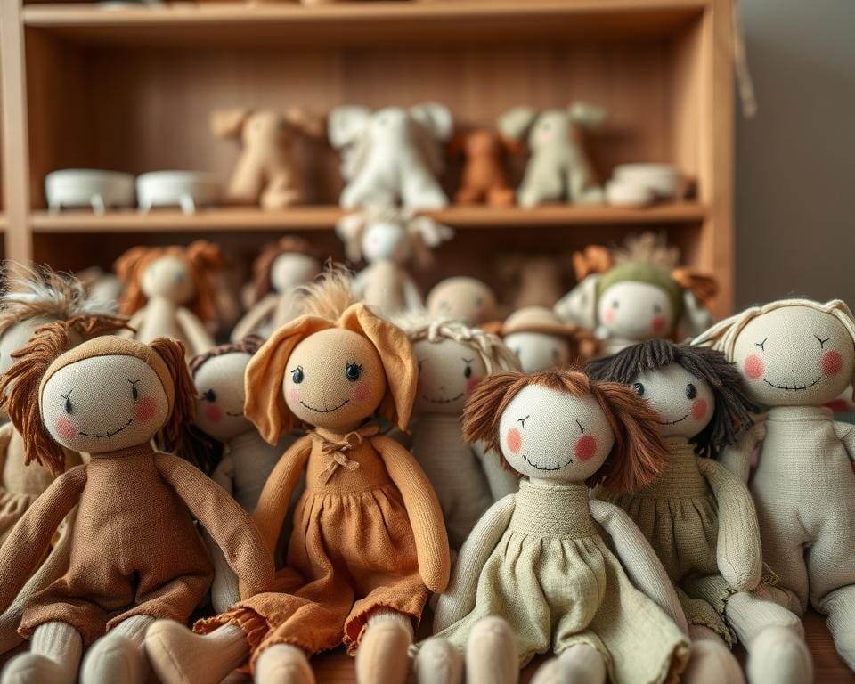 muñecas ecológicas de trapo