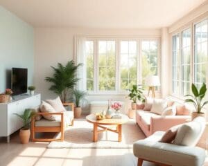 ¿Qué colores amplían visualmente una sala pequeña?