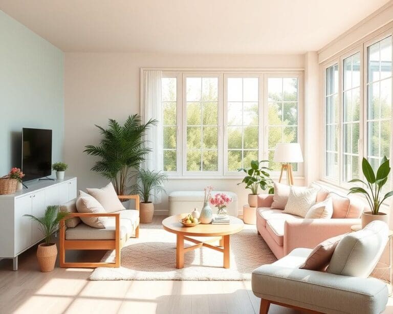 ¿Qué colores amplían visualmente una sala pequeña?