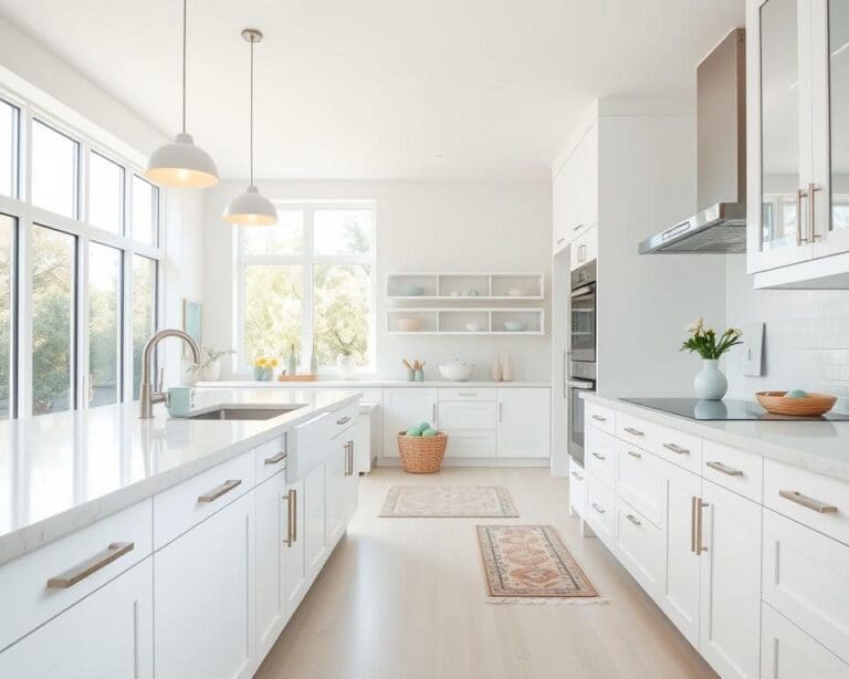 Qué colores ayudan a ampliar visualmente la cocina?