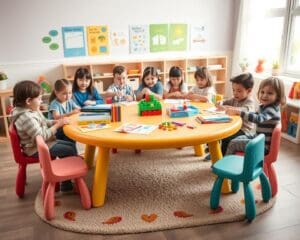 Qué mesa infantil facilita actividades diarias?