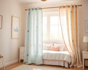 Qué tejido funciona mejor en cortinas infantiles?