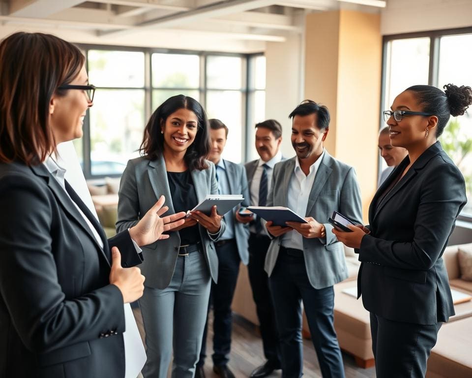 ¿Cómo apoya un formador empresarial a empleados?